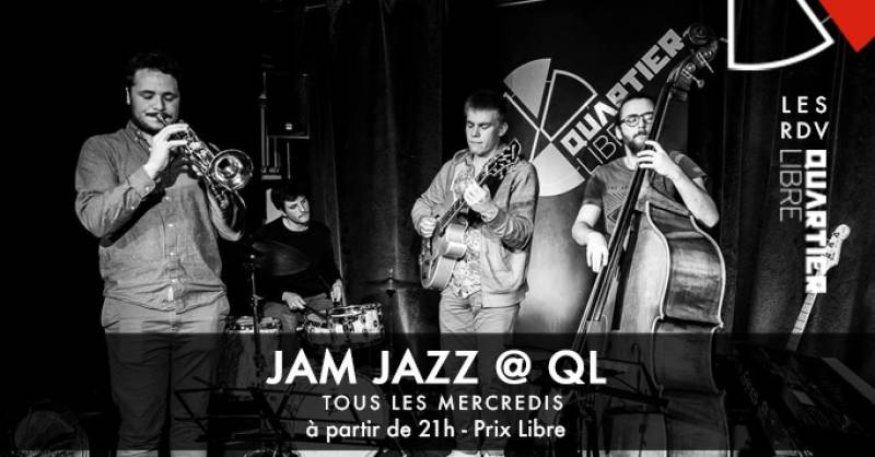 Jazz Night Sessions tous les mercredis au Quartier Libre Bordeaux